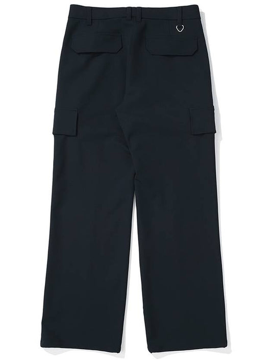 Cargo Pocket Bootcut Pants NAVY WOMAN - MALBON GOLF - BALAAN 2