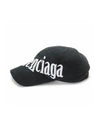 Diagonal Logo Ball Cap Black - BALENCIAGA - BALAAN 4