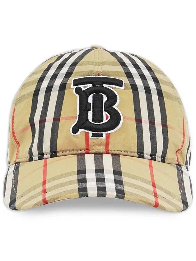 13th Anniversary Icon Embroidery Vintage Check Cap Hat 8027502 Others 1008830 - BURBERRY - BALAAN 1
