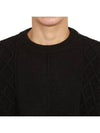 Braided Knit Top Black - FAMILY FIRST - BALAAN 7