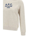 Women's Tina Logo Sweat Sweatshirt Heather Ecru - A.P.C. - BALAAN 4