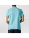 ZENO T collar short sleeve tshirt light blue - PEUTEREY - BALAAN 3