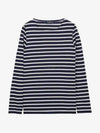 Minquiers Modern Stripe Long Sleeve T-Shirt Navy - SAINT JAMES - BALAAN 2