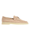 Summer Charms Walk Suede Loafers Pink - LORO PIANA - BALAAN 1