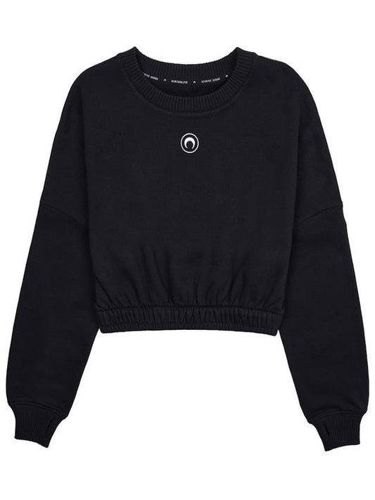 Women s Cropped Sweatshirt WST012 BK99 - MARINE SERRE - BALAAN 1