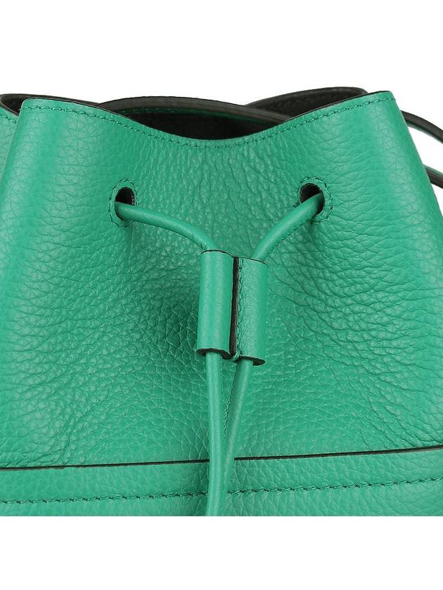 Gancini Mini Bucket Bag Green - SALVATORE FERRAGAMO - BALAAN 9