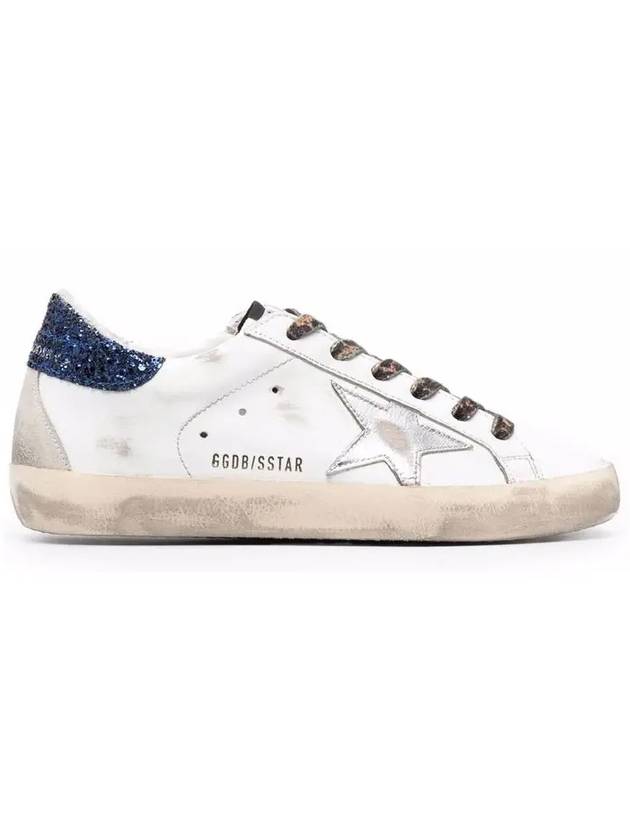 Superstar Blue Tab Low Top Sneakers White - GOLDEN GOOSE - BALAAN 3