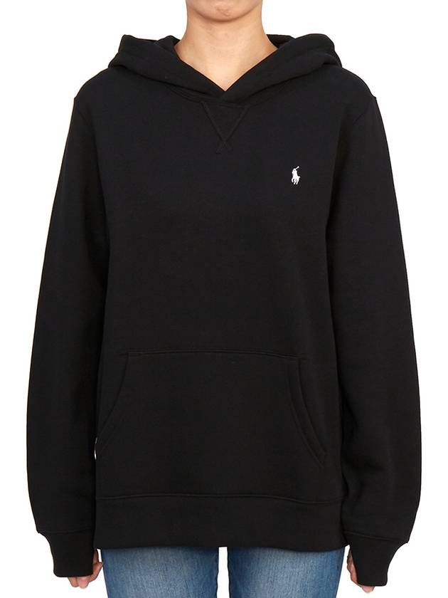 Kids brushed hoodie 323749954035 BLACK - POLO RALPH LAUREN - BALAAN 1