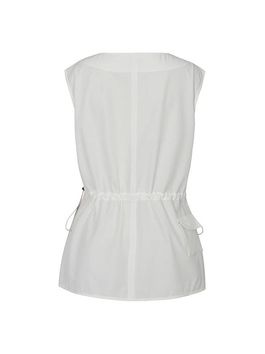 SUMMER V NECK VESTWhite - PLAYBOO - BALAAN 2