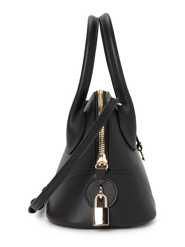 Emma Small Leather Tote Bag Black - A.P.C. - BALAAN 3