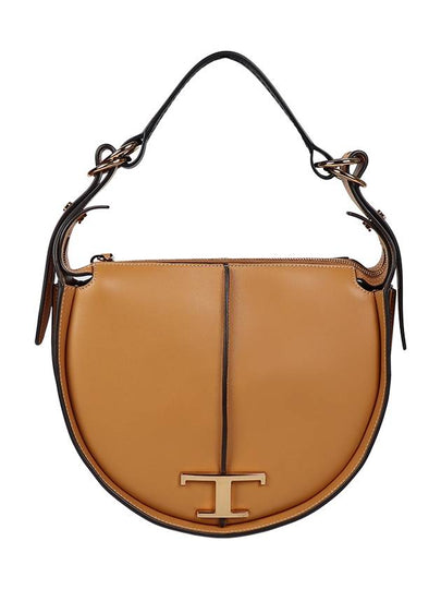 Timeless Leather Hobo Shoulder Bag Brown - TOD'S - BALAAN 2