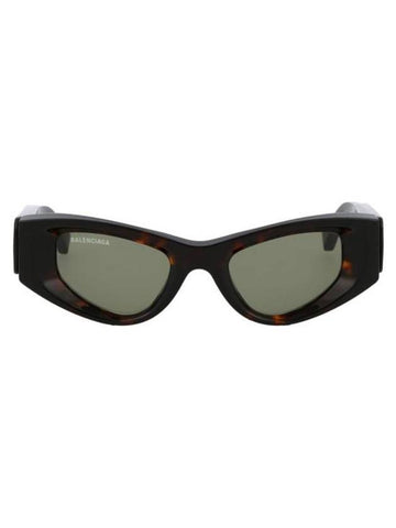 Sunglasses BB0243S 002 002 HAVANA HAVANA GREEN - BALENCIAGA - BALAAN 1