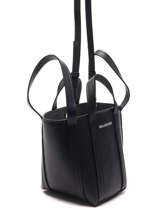 Everyday XS Grained Calfskin Shoulder Tote Bag Black - BALENCIAGA - BALAAN 4