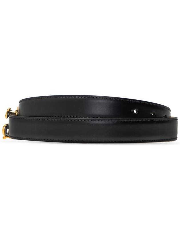 DG Logo Leather Belt Black - DOLCE&GABBANA - BALAAN 4