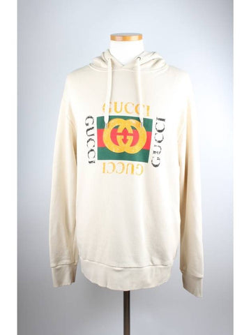 box logo vintage hoodie - GUCCI - BALAAN 1