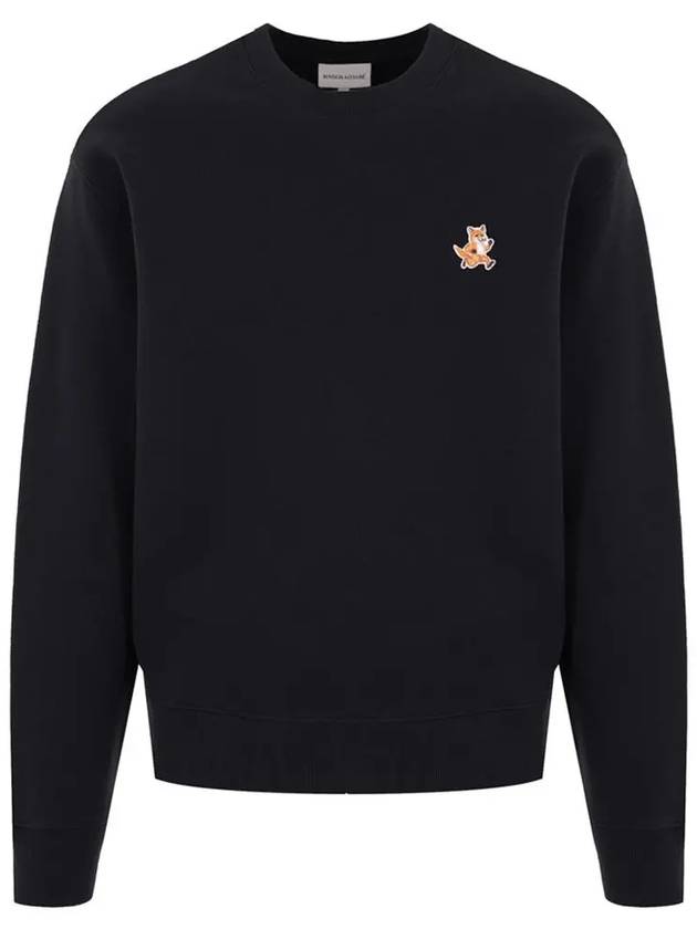 Fox Cotton Sweatshirt Black - MAISON KITSUNE - BALAAN 2