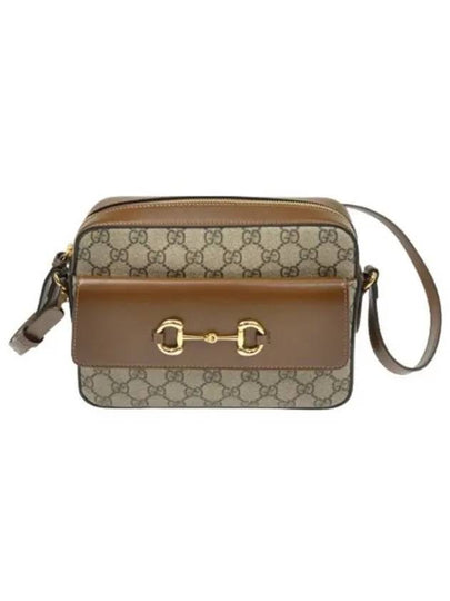 Horsebit 1955 Small Cross Bag Beige Brown - GUCCI - BALAAN 2