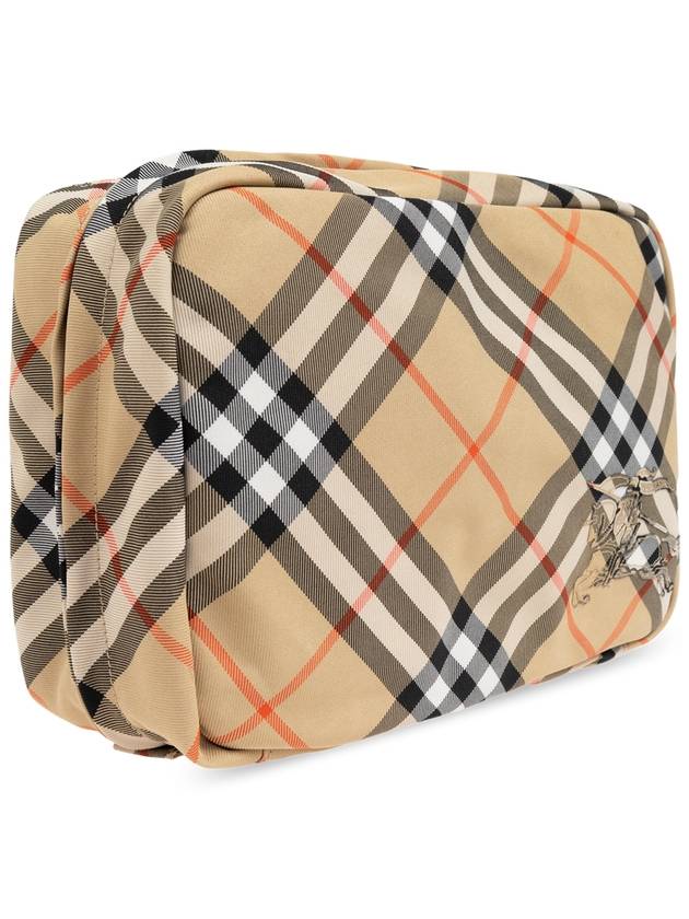 EKD Appliquéd Check Pouch Sand - BURBERRY - BALAAN 5