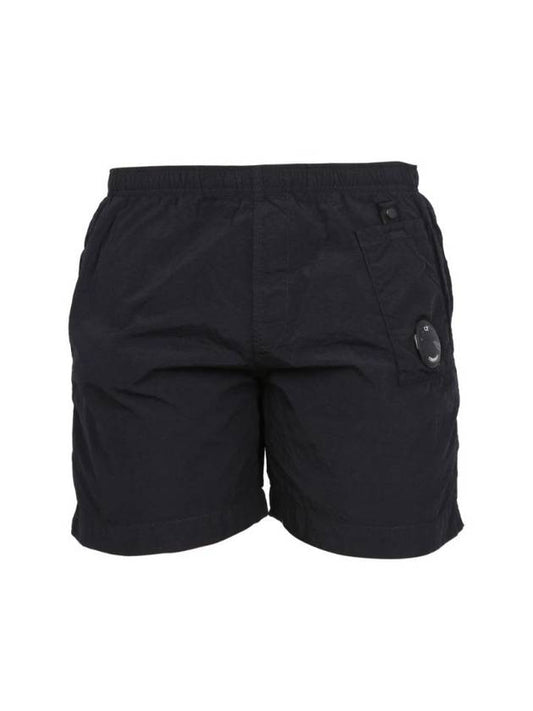 Lens Pocket Swim Shorts Black - CP COMPANY - BALAAN 1