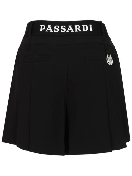 Band pleated culotte pants BK - PASSARDI - BALAAN 2