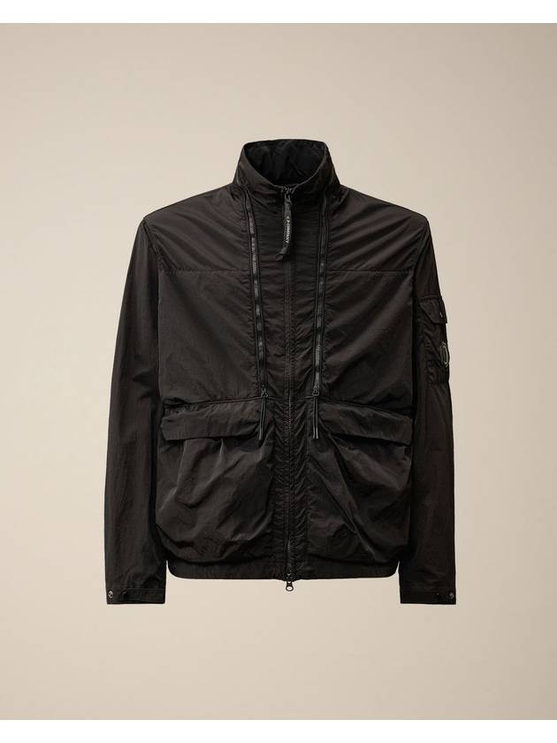 Men's Chrome-R Zip-Up Jacket Black - CP COMPANY - BALAAN 2