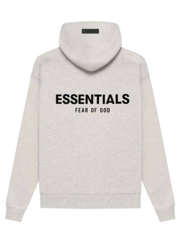 Back Logo Hoodie Light Oatmeal - FEAR OF GOD ESSENTIALS - BALAAN 2