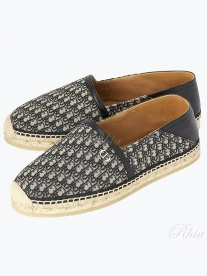 Paradise Oblique Jacquard Espadrilles Black - DIOR - BALAAN 2