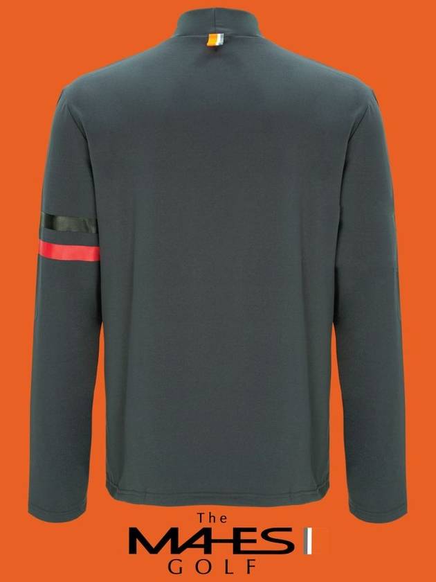 Long Sleeve T-Shirt Gray Players Functional Brushed Half Neck Polar GP70361 - MAHES - BALAAN 2