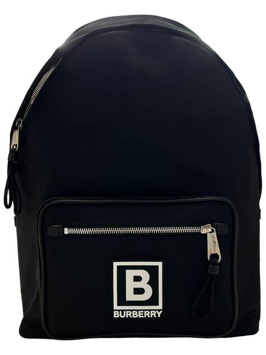 Abbeydale B Logo Nylon Backpack Black - BURBERRY - BALAAN 2