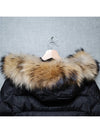 Women's Khloe Fox Fur Padding Black - MONCLER - BALAAN 7