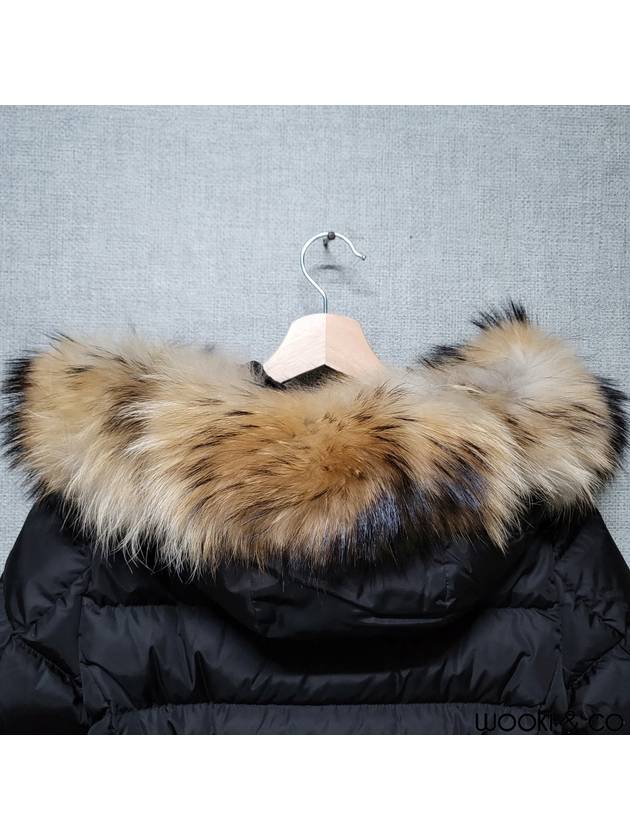 Women Khloe Fox Fur Padding Black - MONCLER - BALAAN 7