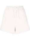 Women's Logo Drawstring Shorts Igret - GANNI - BALAAN 1