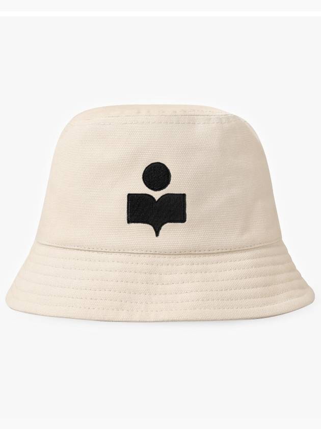 Hailey Embroidered Logo Bucket Hat Ecru - ISABEL MARANT - BALAAN 2