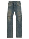 Medium blue slim biker jeans S5HT500C 816S - BALMAIN - BALAAN 6