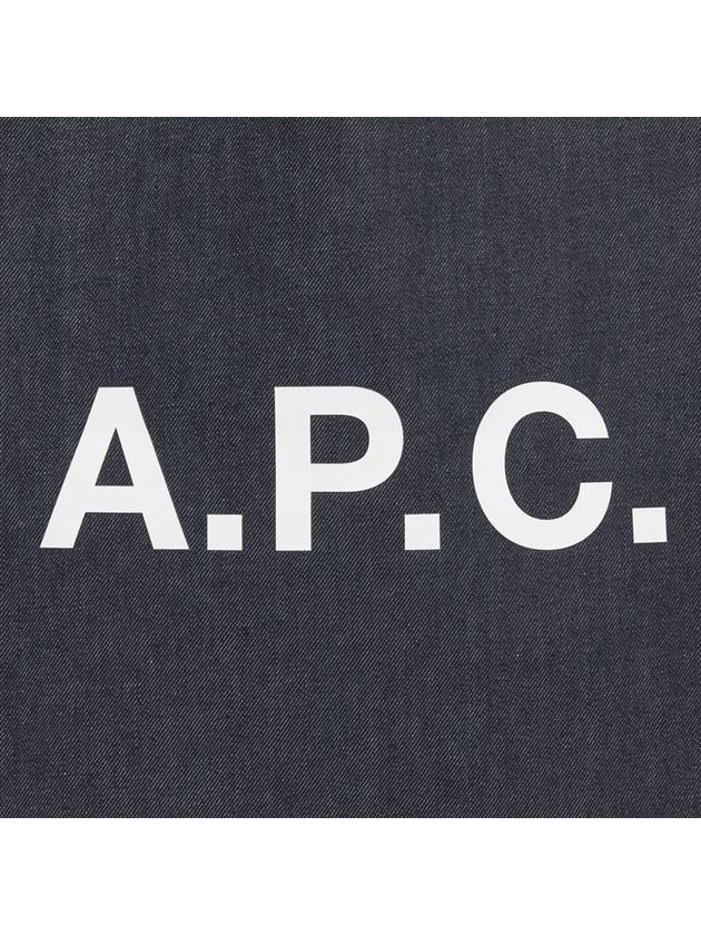 Eco Lou Logo Tote Bag Navy - A.P.C. - BALAAN 8