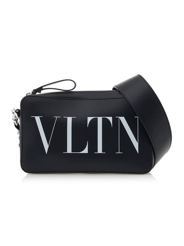 VLTN Logo Cross Bag Black - VALENTINO - BALAAN 1