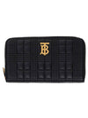 Women's Logo Quilted Polar Leather Long Wallet - BURBERRY - BALAAN 6