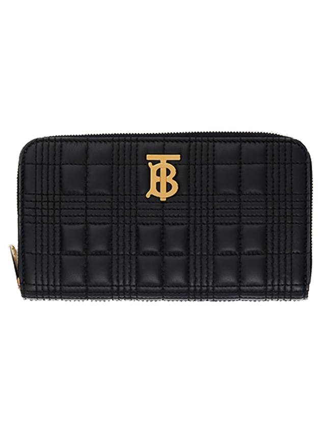 Women's Logo Quilted Polar Leather Long Wallet - BURBERRY - BALAAN 6