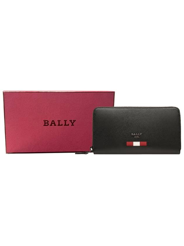 Long Wallet BALEN MYF106 BLACK Men's Long Wallet - BALLY - BALAAN 5