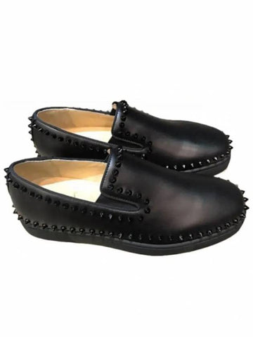 3130444 Pickboat Slip On Black Christian Louboutin - CHRISTIAN LOUBOUTIN - BALAAN 1