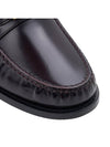 Luco Triomphe Polished Bull Loafers Burgundy - CELINE - BALAAN 10