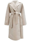 Weekend Robo Wrap Coat Wool Sand - MAX MARA - BALAAN 2