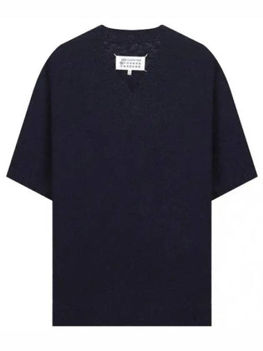 Signature stitch knit short sleeve tee - MAISON MARGIELA - BALAAN 1