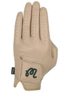 Men s M logo left hand glove BEIGE MAN - MALBON GOLF - BALAAN 1