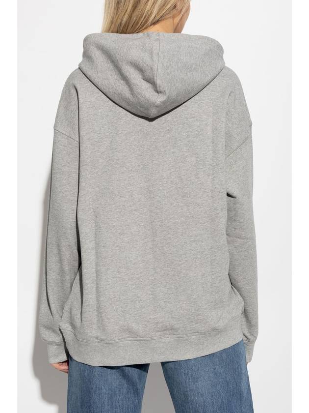 Ganni Sweatshirt With Colorful Print, Women's, Grey - GANNI - BALAAN 4