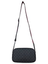 GG Supreme Fabric Leather Cross Bag Black - GUCCI - BALAAN 4