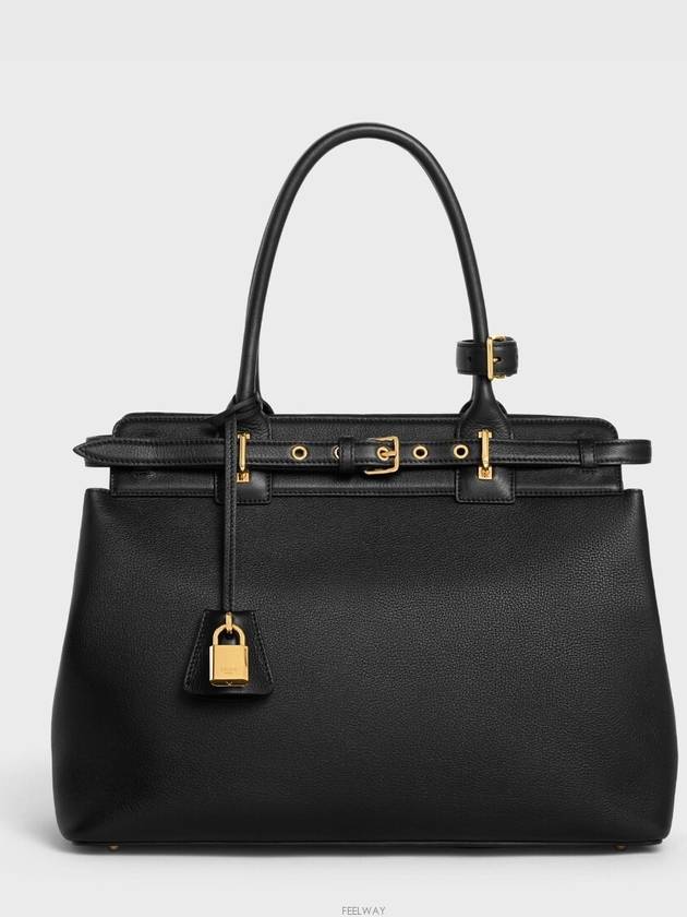 Conti Supple Calfskin Tote Bag Black - CELINE - BALAAN 2