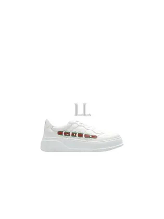 Demetra Chunky Low Top Sneakers White - GUCCI - BALAAN 2