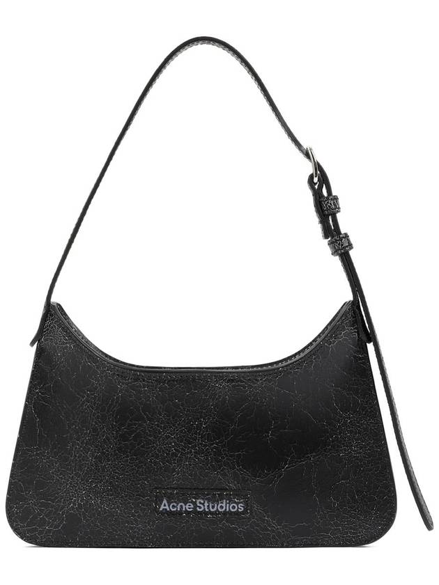 Platt Micro Leather Shoulder Bag Black - ACNE STUDIOS - BALAAN 2