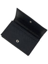 Saffiano Leather Card Holder Black - PRADA - BALAAN 9